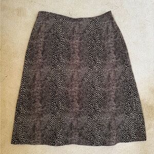 Crazy Horse Leopard print flowy mini skirt